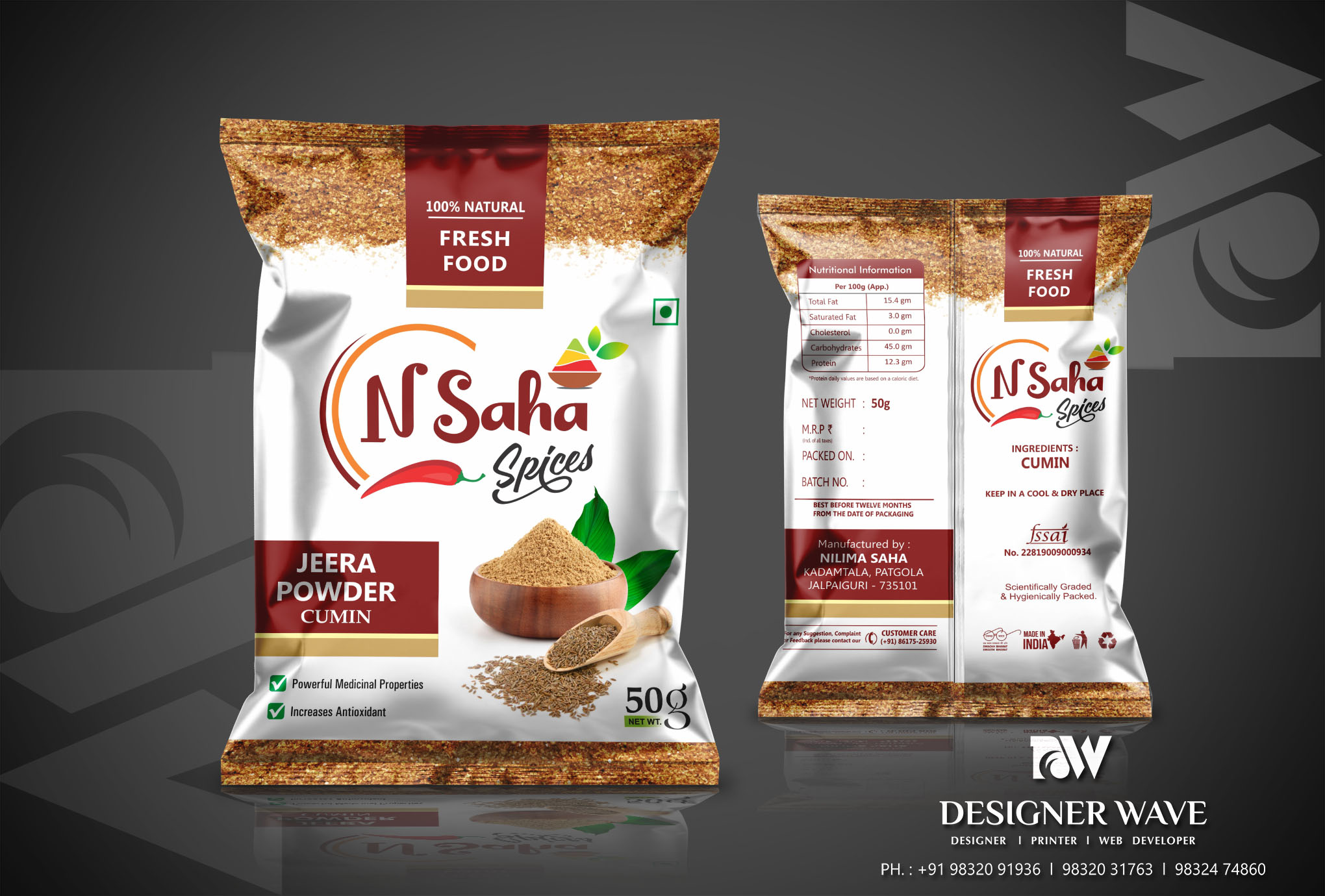 N Saha Jeera Powder